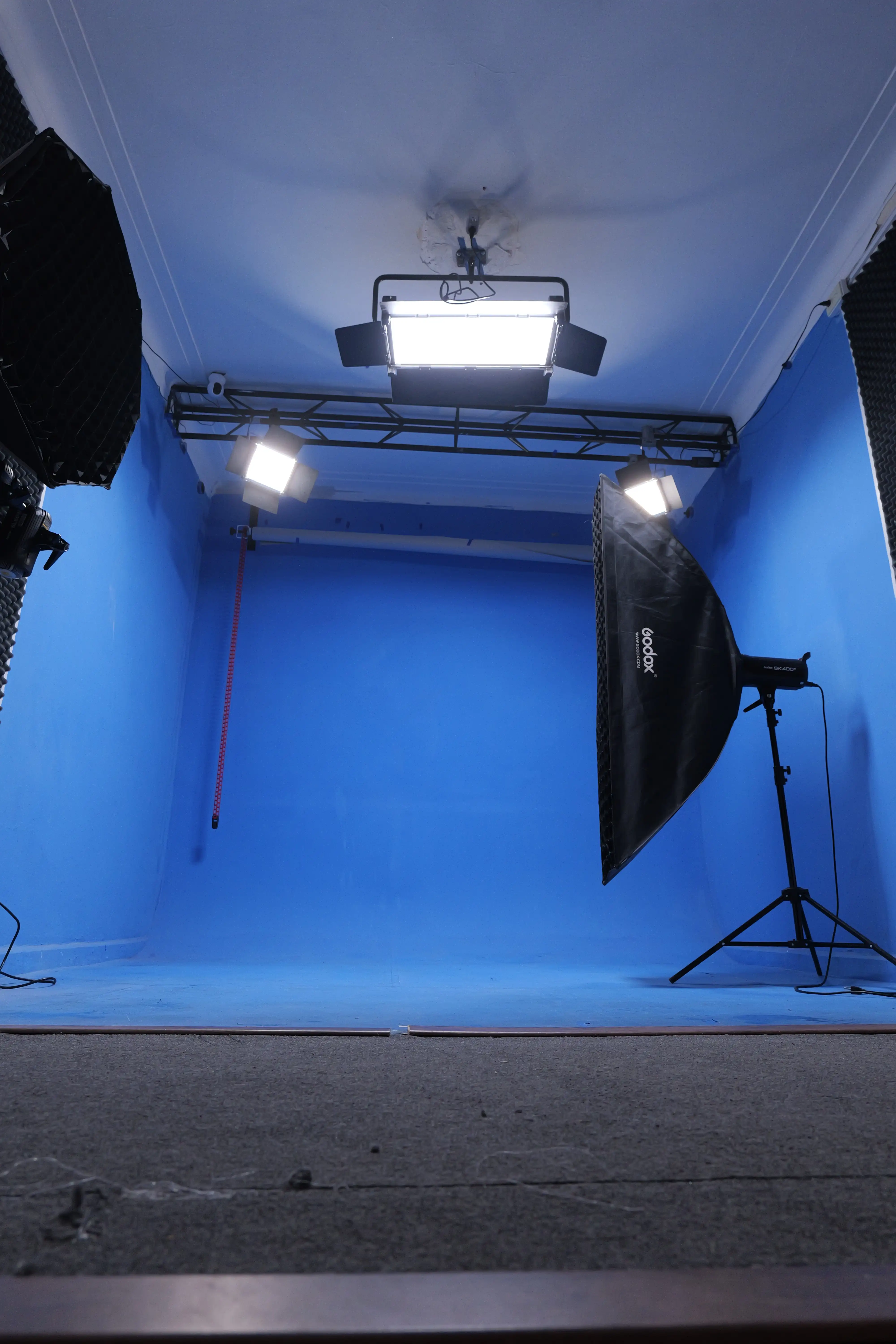 Chroma azul del estudio AXA Studios